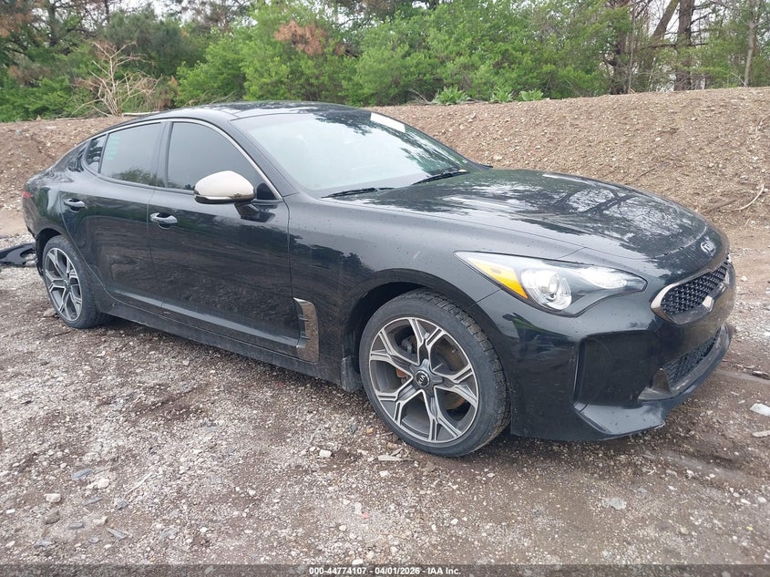 2021 Kia Stinger VIN KNAE15LA6M6092025 IAAI salvage auction — LEFT REAR, Wait Title, sold $4,225 on 2026-07-08 (photo 1)