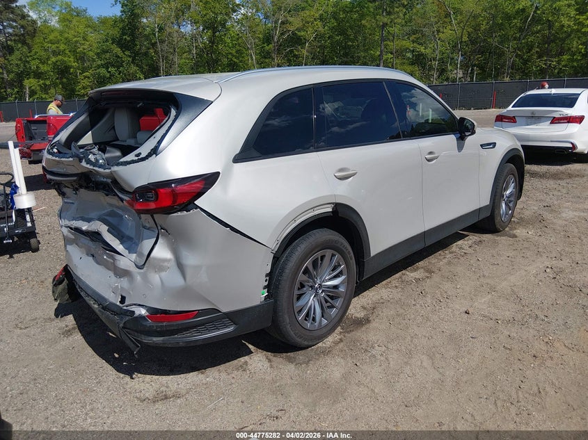 2025 Mazda Cx-90 VIN JM3KKBHD1S1233864 IAAI salvage auction — REAR END, Wait Title, sold $14,000 on 2026-07-29 (photo 4)