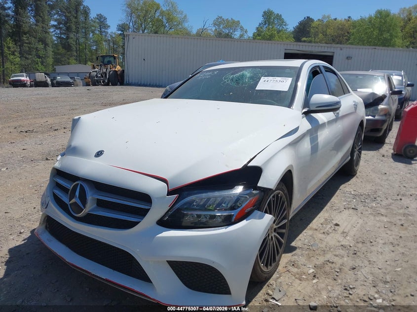 2020 Mercedes-benz C-klasse VIN W1KWF8DB0LR602163 IAAI salvage auction — RIGHT FRONT, Salvage (Idaho), sold $3,550 on 2026-07-11 (photo 2)