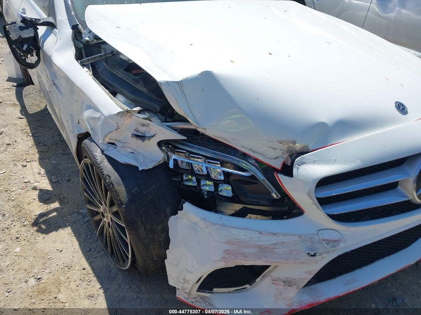2020 Mercedes-benz C-klasse VIN W1KWF8DB0LR602163 IAAI salvage auction — RIGHT FRONT, Salvage (Idaho), sold $3,550 on 2026-07-11 (photo 6)