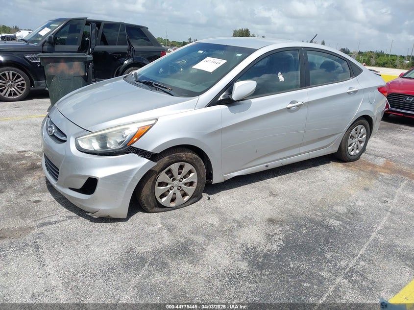 2015 Hyundai Accent VIN KMHCT4AE3FU833231 IAAI salvage auction — REAR END, Wait Title, sold $600 on 2026-07-09 (photo 2)