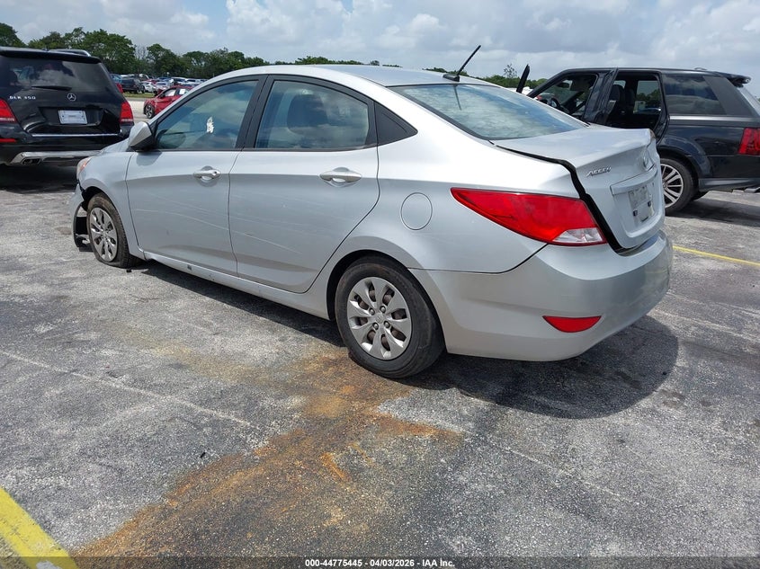 2015 Hyundai Accent VIN KMHCT4AE3FU833231 IAAI salvage auction — REAR END, Wait Title, sold $600 on 2026-07-09 (photo 3)