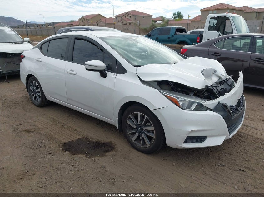 2020 Nissan Versa VIN 3N1CN8EV0LL865899 IAAI salvage auction — FRONT END, Wait Title, sold $2,350 on 2026-07-05 (photo 1)