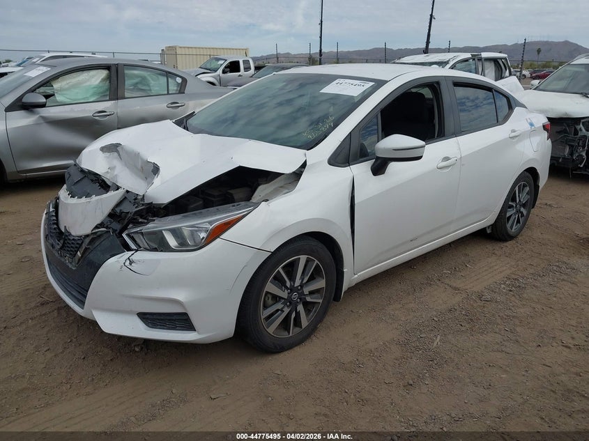 2020 Nissan Versa VIN 3N1CN8EV0LL865899 IAAI salvage auction — FRONT END, Wait Title, sold $2,350 on 2026-07-05 (photo 2)