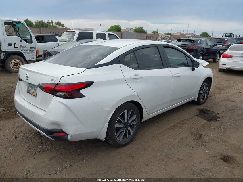2020 Nissan Versa VIN 3N1CN8EV0LL865899 IAAI salvage auction — FRONT END, Wait Title, sold $2,350 on 2026-07-05 (photo 4)