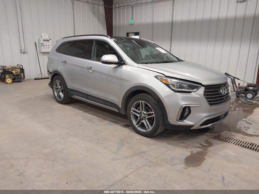 2019 Hyundai Santa fe VIN KM8SR4HF6KU310918 IAAI salvage auction — REAR END, Wait Title, sold $4,500 on 2026-07-13 (photo 1)