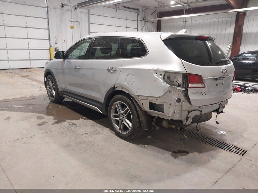 2019 Hyundai Santa fe VIN KM8SR4HF6KU310918 IAAI salvage auction — REAR END, Wait Title, sold $4,500 on 2026-07-13 (photo 3)