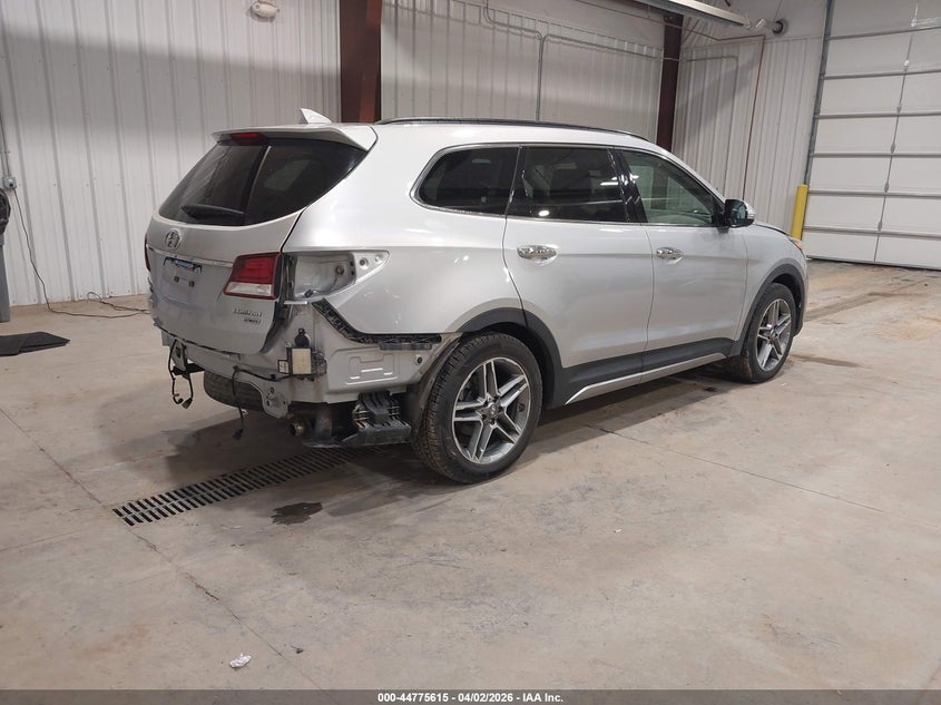 2019 Hyundai Santa fe VIN KM8SR4HF6KU310918 IAAI salvage auction — REAR END, Wait Title, sold $4,500 on 2026-07-13 (photo 4)