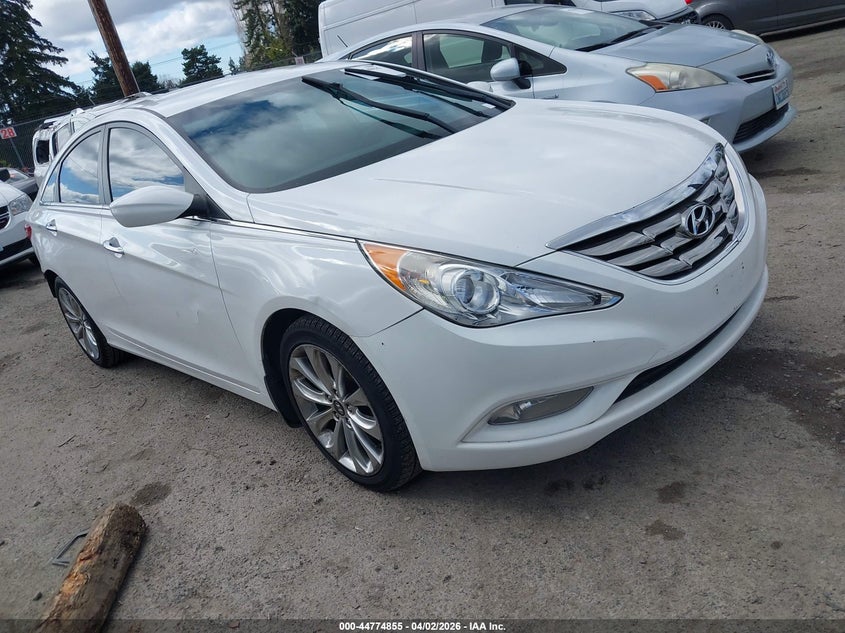 2013 Hyundai Sonata VIN 5NPEC4AB0DH566267 IAAI salvage auction — REAR END, Wait Title, sold $1,200 on 2026-07-08 (photo 1)