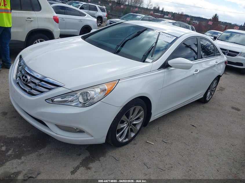 2013 Hyundai Sonata VIN 5NPEC4AB0DH566267 IAAI salvage auction — REAR END, Wait Title, sold $1,200 on 2026-07-08 (photo 2)