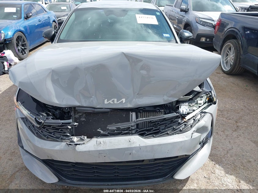 2022 Kia K5 VIN 5XXG64J27NG165098 IAAI salvage auction — FRONT END, Original (Texas), sold $25 on 2026-07-09 (photo 6)