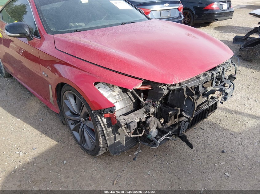 2019 Infiniti Q60 VIN JN1FV7EK5KM360555 IAAI salvage auction — FRONT END, Salvage (Kentucky), sold $4,300 on 2026-07-29 (photo 6)
