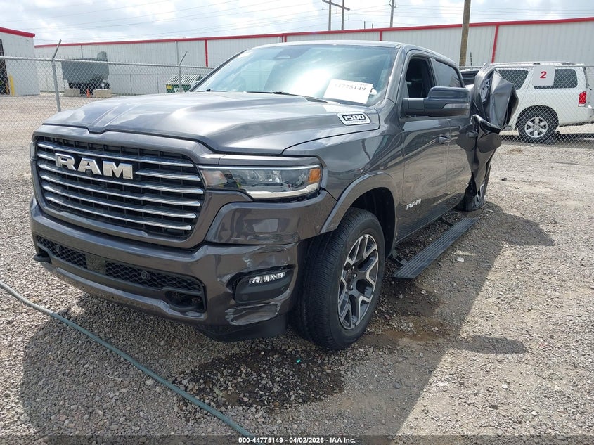 2026 Ram 1500 VIN 1C6SRFJP4TN195709 IAAI salvage auction — RIGHT REAR, Salvage (Louisiana), sold $12,200 on 2026-07-29 (photo 2)