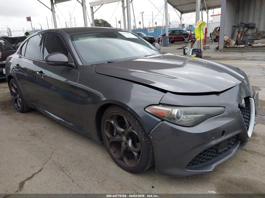 2017 Alfa romeo Giulia VIN ZARFAECN6H7557466 IAAI salvage auction — FRONT END, Wait Title, sold $25 on 2026-07-22 (photo 1)