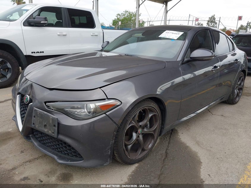 2017 Alfa romeo Giulia VIN ZARFAECN6H7557466 IAAI salvage auction — FRONT END, Wait Title, sold $25 on 2026-07-22 (photo 2)