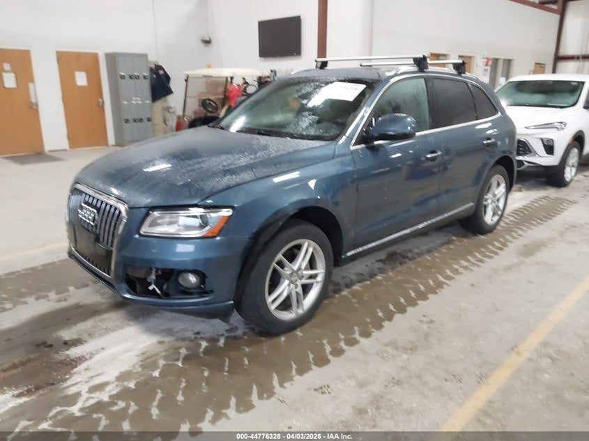 2016 Audi Q5 VIN WA1L2AFP1GA105260 IAAI salvage auction — LEFT FRONT, Salvage (Idaho), sold $525 on 2026-07-27 (photo 2)