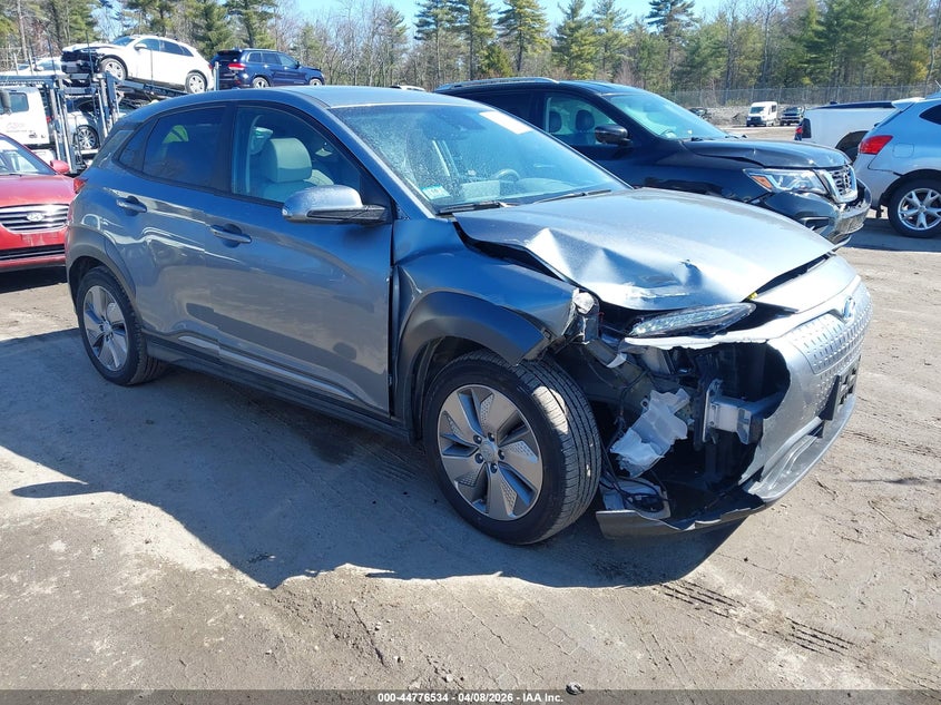 2021 Hyundai Kona VIN KM8K53AG2MU111974 IAAI salvage auction — RIGHT FRONT, Salvage Title, sold $7,000 on 2026-07-10 (photo 1)