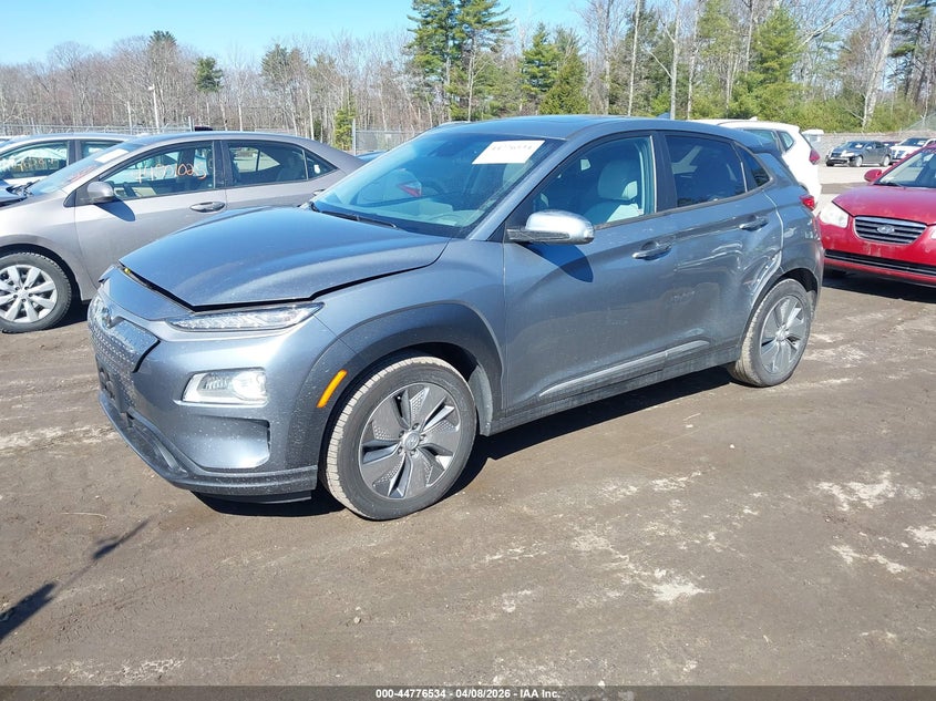 2021 Hyundai Kona VIN KM8K53AG2MU111974 IAAI salvage auction — RIGHT FRONT, Salvage Title, sold $7,000 on 2026-07-10 (photo 2)