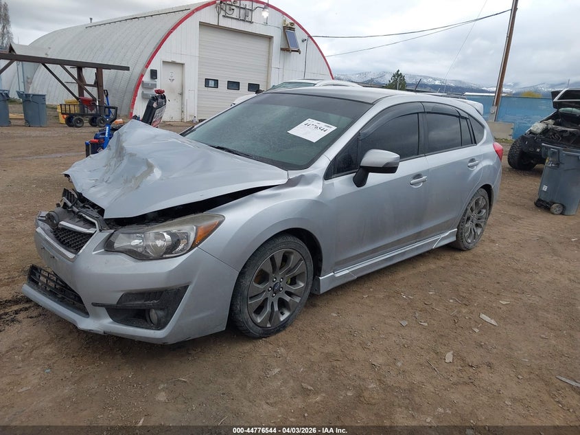 2016 Subaru Impreza VIN JF1GPAP64G8276791 IAAI salvage auction — FRONT END, Wait Title, sold $1,550 on 2026-07-15 (photo 2)