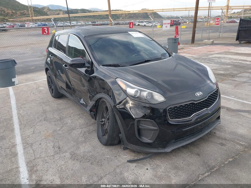 2018 Kia Sportage VIN KNDPM3AC7J7337156 IAAI salvage auction — SIDE, Wait Title, sold $2,050 on 2026-07-12 (photo 1)