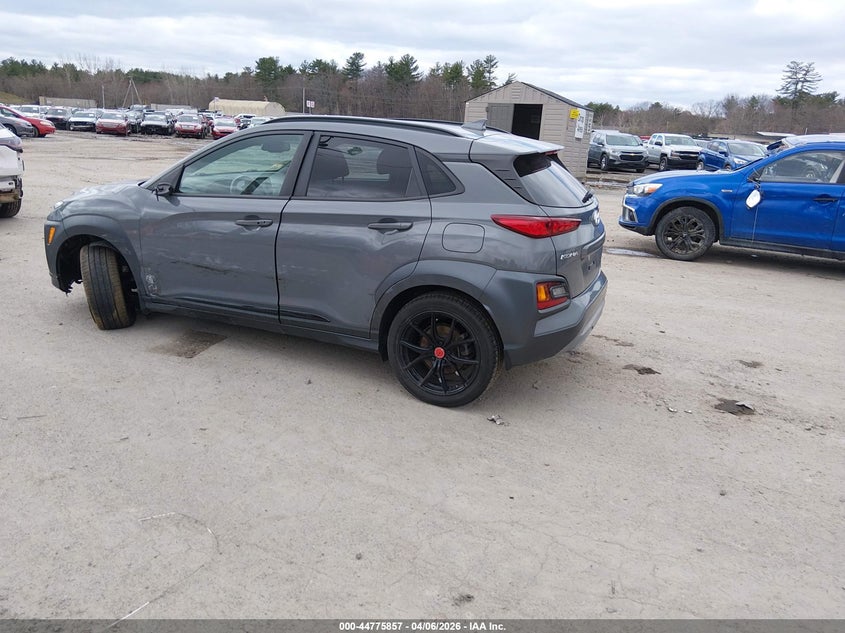 2021 Hyundai Kona VIN KM8K6CA53MU699993 IAAI salvage auction — LEFT SIDE, Wait Title, sold $4,125 on 2026-07-08 (photo 3)