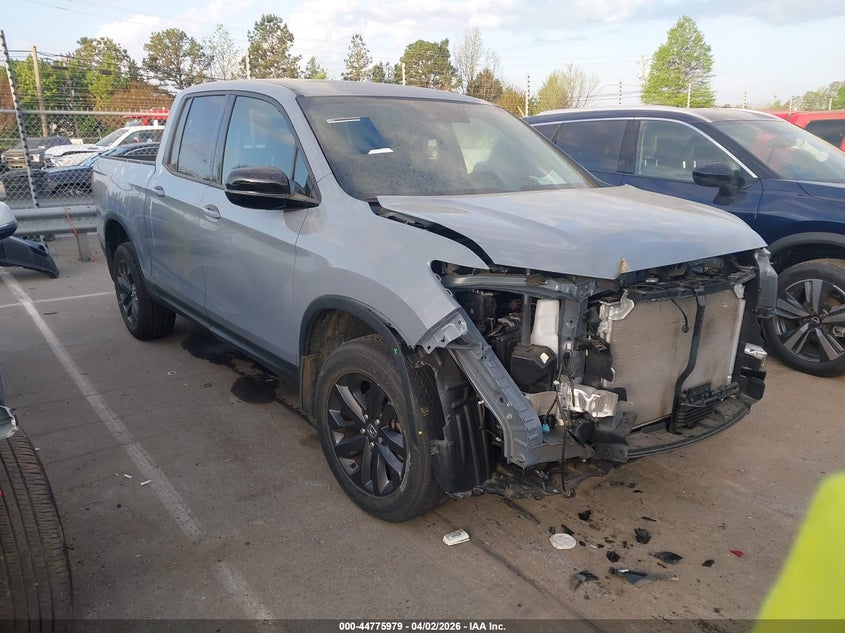 2024 Honda Ridgeline VIN 5FPYK3F14RB018974 IAAI salvage auction — FRONT END, Wait Title, sold $11,900 on 2026-07-20 (photo 1)
