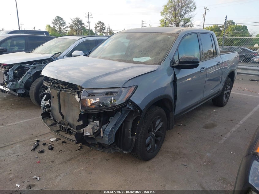 2024 Honda Ridgeline VIN 5FPYK3F14RB018974 IAAI salvage auction — FRONT END, Wait Title, sold $11,900 on 2026-07-20 (photo 2)