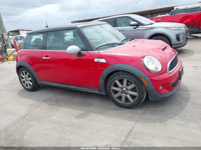 2011 Mini Cooper VIN WMWSV3C54BTY24844 IAAI salvage auction — LEFT FRONT, Original (Texas), sold $900 on 2026-07-07 (photo 1)