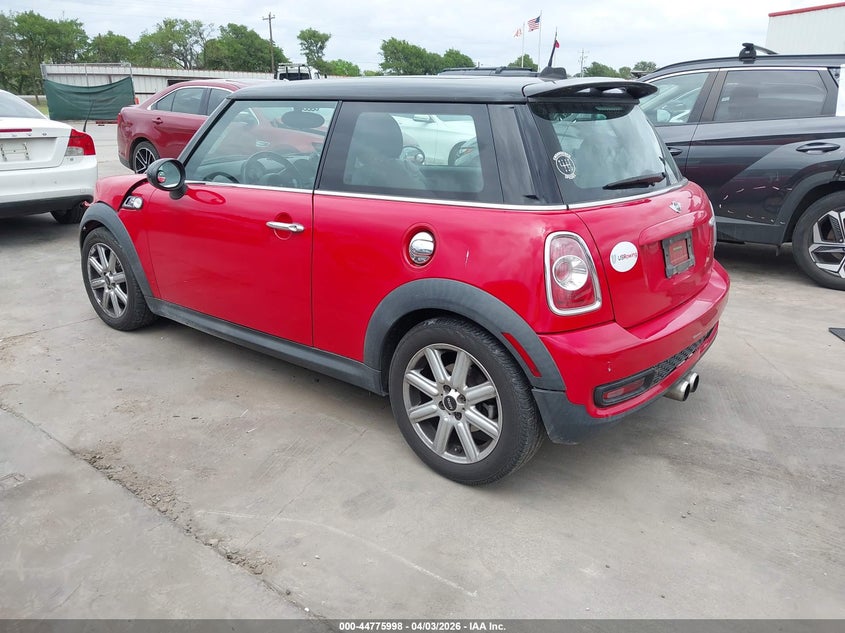 2011 Mini Cooper VIN WMWSV3C54BTY24844 IAAI salvage auction — LEFT FRONT, Original (Texas), sold $900 on 2026-07-07 (photo 3)