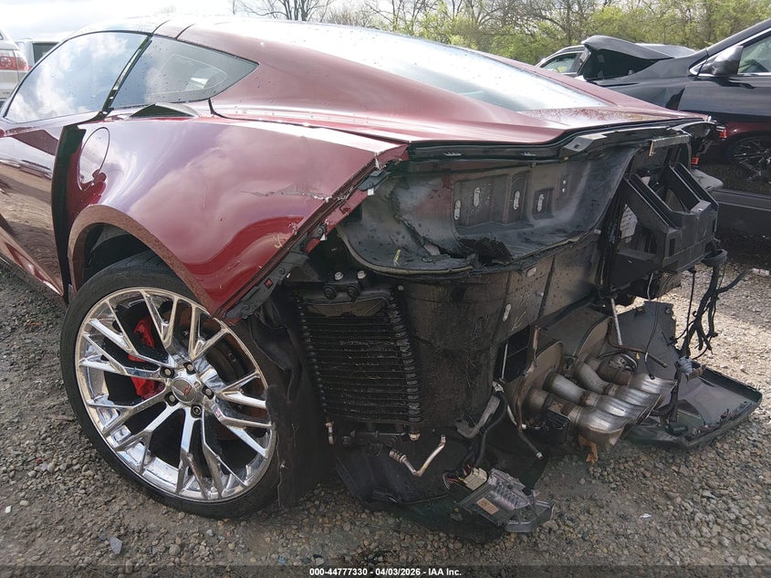 2016 Chevrolet Corvette VIN 1G1YS2D63G5611427 IAAI salvage auction — REAR END, Wait Title, sold $33,750 on 2026-07-28 (photo 6)