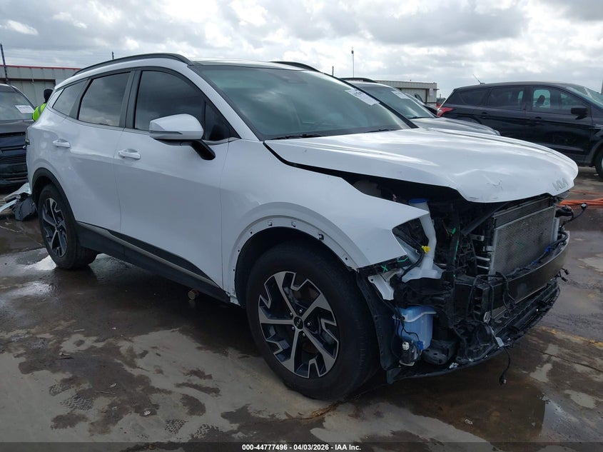 2025 Kia Sportage VIN 5XYK33DF2SG249414 IAAI salvage auction — FRONT END, Wait Title, sold $8,900 on 2026-07-16 (photo 1)