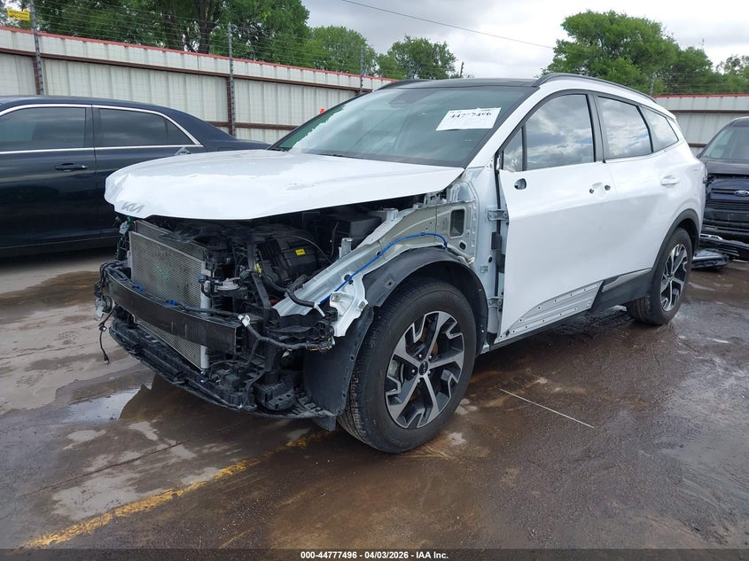 2025 Kia Sportage VIN 5XYK33DF2SG249414 IAAI salvage auction — FRONT END, Wait Title, sold $8,900 on 2026-07-16 (photo 2)