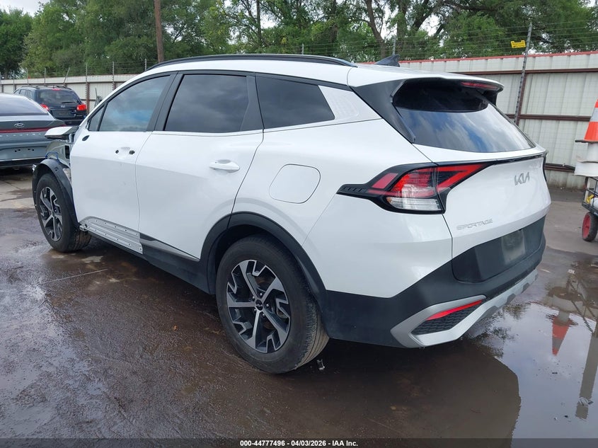 2025 Kia Sportage VIN 5XYK33DF2SG249414 IAAI salvage auction — FRONT END, Wait Title, sold $8,900 on 2026-07-16 (photo 3)