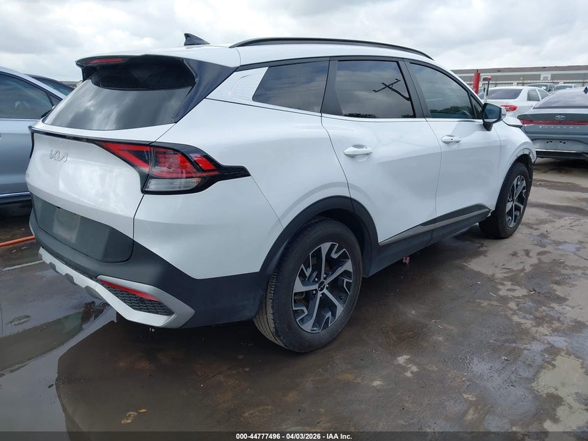 2025 Kia Sportage VIN 5XYK33DF2SG249414 IAAI salvage auction — FRONT END, Wait Title, sold $8,900 on 2026-07-16 (photo 4)