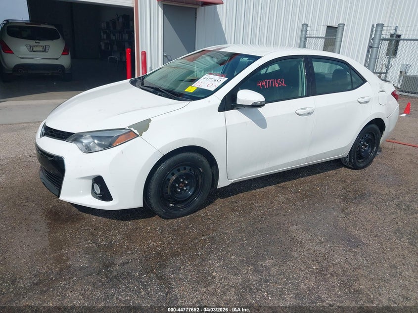 2014 Toyota Corolla VIN 5YFBURHE6EP126717 IAAI salvage auction — REAR END, Clear (Kansas), sold $3,950 on 2026-07-24 (photo 2)