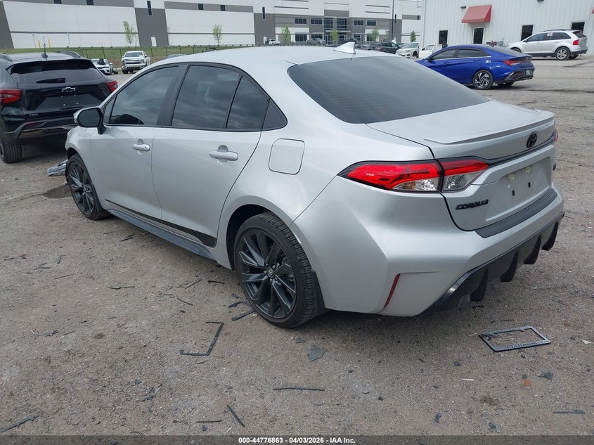 2025 Toyota Corolla VIN 5YFS4MCE4SP233321 IAAI salvage auction — FRONT END, Wait Title, sold $3,850 on 2026-07-21 (photo 3)