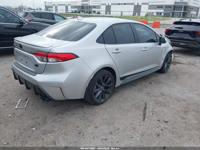 2025 Toyota Corolla VIN 5YFS4MCE4SP233321 IAAI salvage auction — FRONT END, Wait Title, sold $3,850 on 2026-07-21 (photo 4)