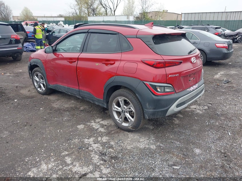 2022 Hyundai Kona VIN KM8K6CAB8NU801442 IAAI salvage auction — FRONT END, Wait Title, sold $3,850 on 2026-08-02 (photo 3)