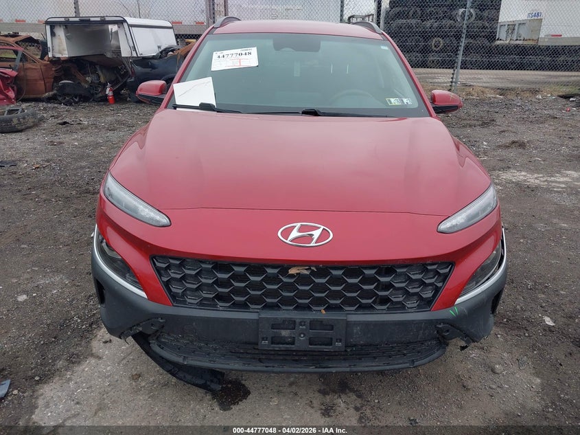 2022 Hyundai Kona VIN KM8K6CAB8NU801442 IAAI salvage auction — FRONT END, Wait Title, sold $3,850 on 2026-08-02 (photo 6)