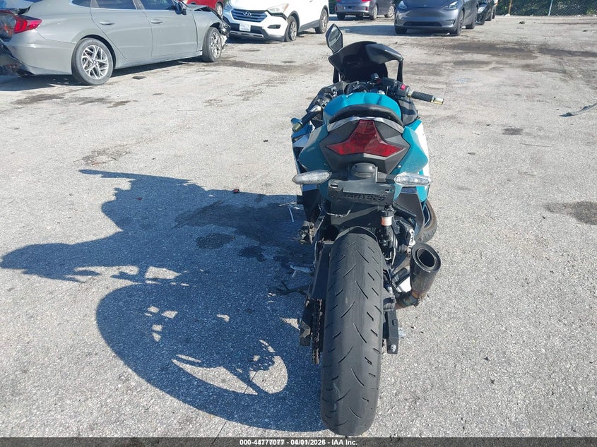 2021 Kawasaki Ex VIN JKAEXKG19MDA96640 IAAI salvage auction — FRONT END, Rebuildable (Florida), sold $50 on 2026-07-29 (photo 6)