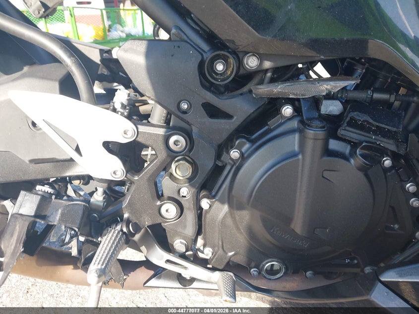 2021 Kawasaki Ex VIN JKAEXKG19MDA96640 IAAI salvage auction — FRONT END, Rebuildable (Florida), sold $50 on 2026-07-29 (photo 8)