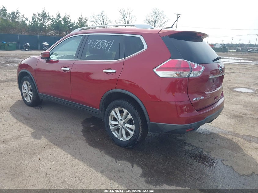 2016 Nissan Rogue VIN KNMAT2MV3GP636491 IAAI salvage auction — RIGHT SIDE, Clear (Indiana), sold $1,650 on 2026-07-21 (photo 3)