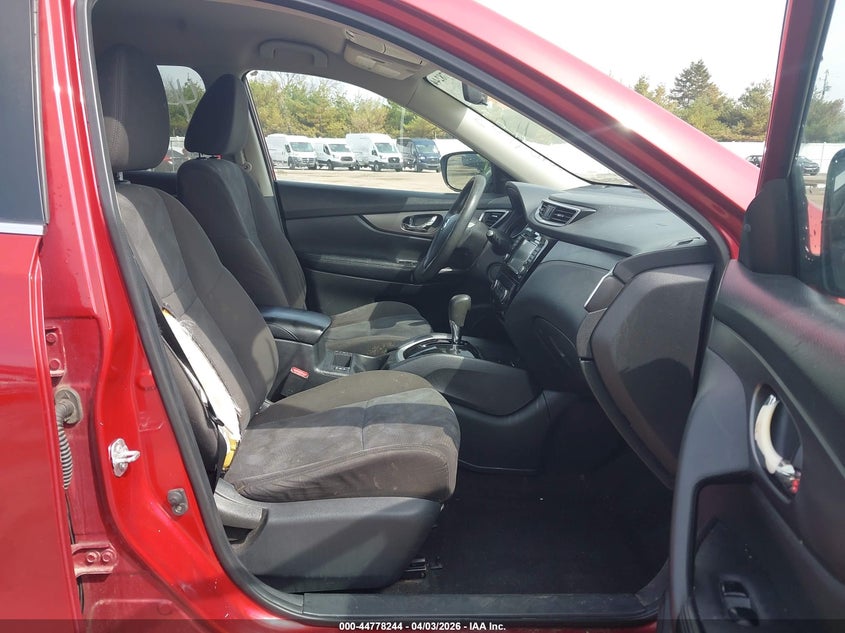 2016 Nissan Rogue VIN KNMAT2MV3GP636491 IAAI salvage auction — RIGHT SIDE, Clear (Indiana), sold $1,650 on 2026-07-21 (photo 5)