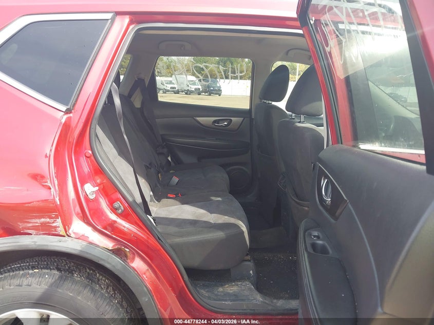 2016 Nissan Rogue VIN KNMAT2MV3GP636491 IAAI salvage auction — RIGHT SIDE, Clear (Indiana), sold $1,650 on 2026-07-21 (photo 8)