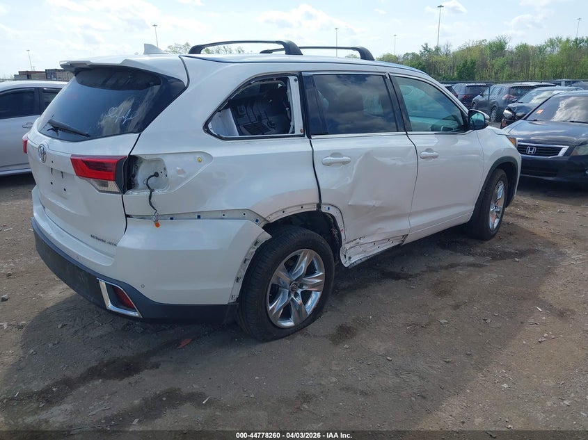 2019 Toyota Highlander VIN 5TDDZRFH0KS730113 IAAI salvage auction — RIGHT SIDE, Clear (Tennessee), sold $12,100 on 2026-07-30 (photo 4)