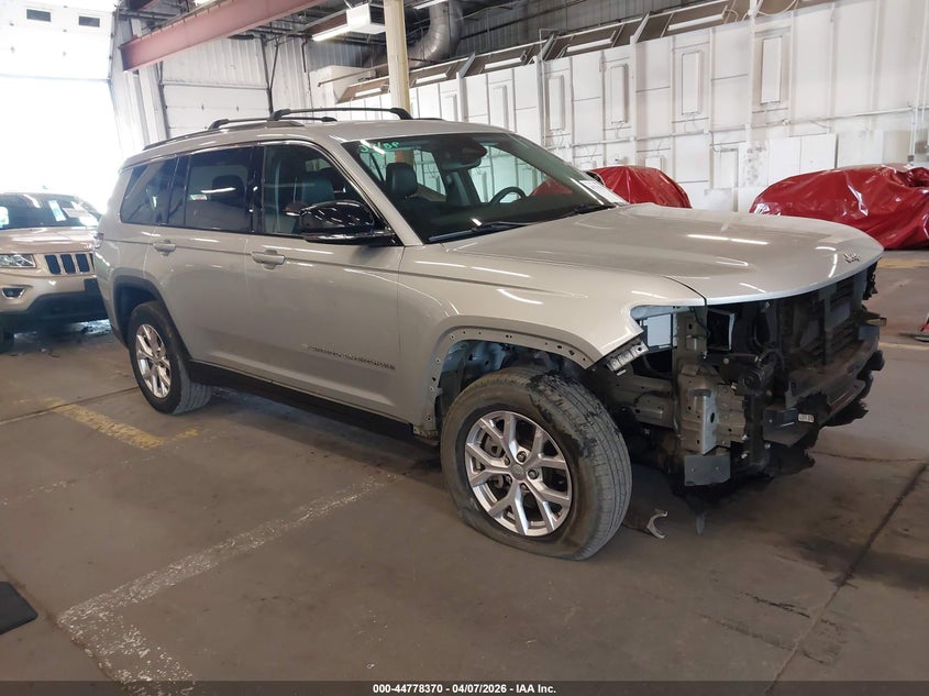 2021 Jeep Grand cherokee l VIN 1C4RJKBG3M8211775 IAAI salvage auction — FRONT END, Salvage (Oregon), sold $8,600 on 2026-07-29 (photo 1)