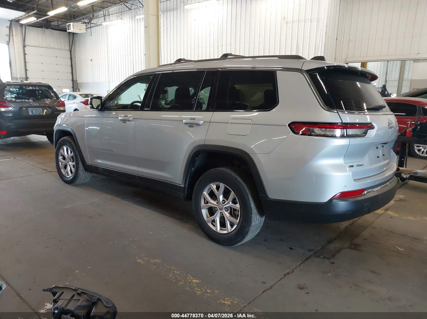 2021 Jeep Grand cherokee l VIN 1C4RJKBG3M8211775 IAAI salvage auction — FRONT END, Salvage (Oregon), sold $9,100 on 2026-07-30 (photo 3)