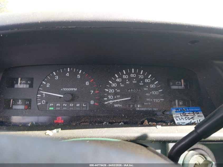 1997 Toyota T100 VIN JT4TN12D1V0030491 IAAI salvage auction — ALL OVER, Salvage (South Carolina), sold $25 on 2026-07-29 (photo 7)