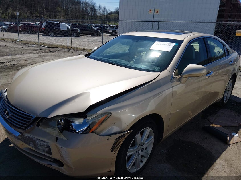 2008 Lexus ES VIN JTHBJ46G782261190 IAAI salvage auction — FRONT END, Salvage (West Virginia), sold $475 on 2026-07-31 (photo 2)