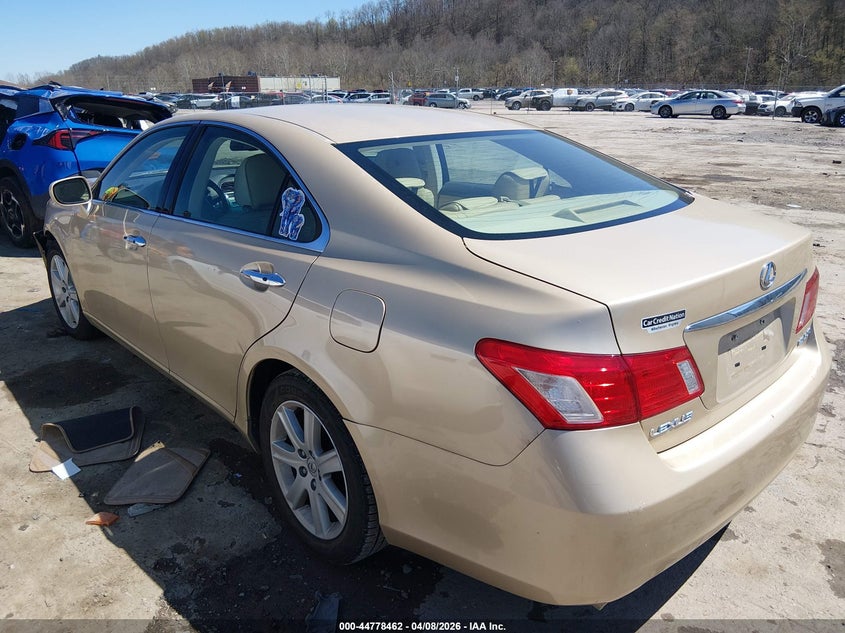 2008 Lexus ES VIN JTHBJ46G782261190 IAAI salvage auction — FRONT END, Salvage (West Virginia), sold $475 on 2026-07-31 (photo 3)